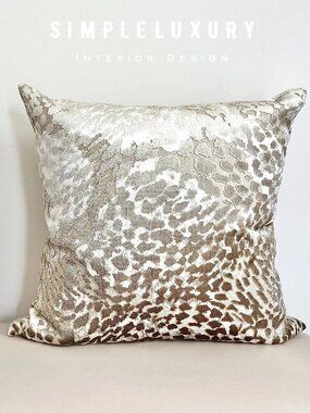 rand New D.V.KAP Home Flirty-Gilt 20"X20" Abstract Throw Pillow Cover